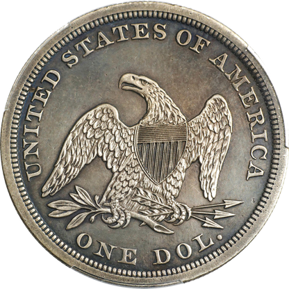 1852 Seated Liberty Silver Dollar